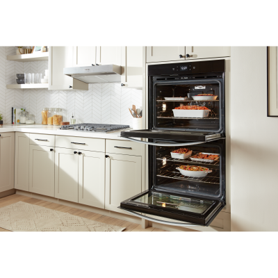 27" Whirlpool 8.6 Cu. Ft. Double Wall Oven with Air Fry in Stainless Steel - WOED5027LZ