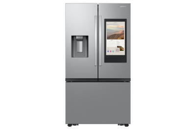 36" Samsung 3-Door French Door Refrigerator with Family Hub and External Ice and Water Dispenser in Stainless Steel - RF32CG5900SRAC