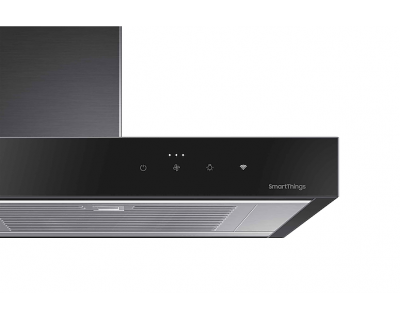 30" Samsung Bespoke 6 Series Chimney Hood with SmartThings in Charcoal Black - NK30CB600W33AA