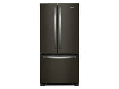 33" Whirlpool  22 Cu. Ft. Wide French Door Refrigerator in Black Stainless - WRFF5333PV