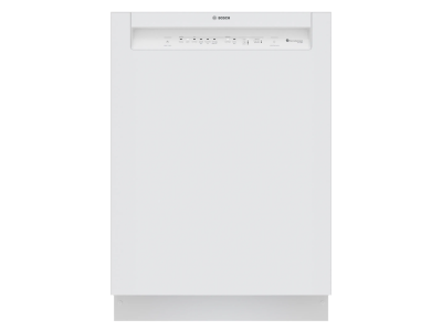 24" Bosch 100 Series 50 dBA Dishwasher in White - SHE3AEM2N