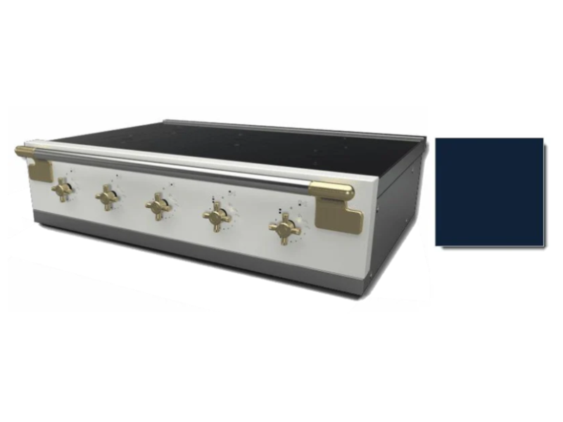 36" AGA Elise Series Induction RangeTop with Antique Brass Trim - AEL361INRTABIND