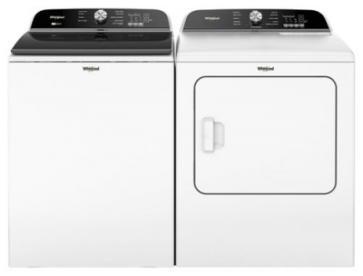 28" Whirpool 6.1 Cu. Ft. Top Load Washer with Removable Agitator - WTW6157PW