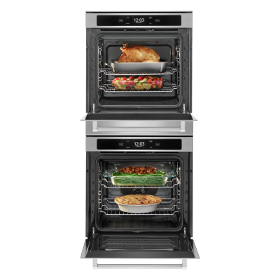 24" KitchenAid 5.80 Cu. Ft. Smart Double Wall Oven with True Convection - KODC504PPS