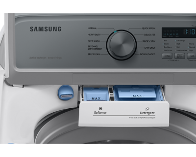 27" Samsung 5.4 Cu. Ft. 3500 Series Smart Top Load Washer with SmartThings Wi-Fi - WA47CG3500AWA4