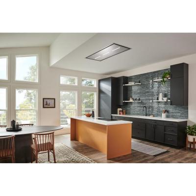 63" Best Brushed Stainless Steel Ceiling Mounted Range Hood with LED Light in Stainless Steel - HBC163ESS