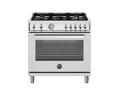 36" Bertazzoni Professional Series Gas Range With 5 Burners - PRO365GASXV