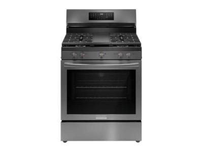 30" Frigidaire Gallery Rear Control Gas Range with Total Convection - GCRG3060BD