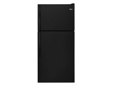 30" Whirlpool 18.2 Cu. Ft. Top-Freezer Refrigerator With Flexi-Slide Bin - WRT318FZDB