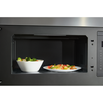 30" KitchenAid 1.1 Cu. Ft. Over The Range Microwave with Flush Built-In Design in PrintShield Stainless - YKMMF330PPS