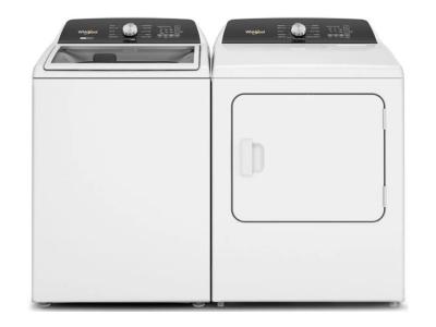 Whirlpool Top Load Washer and Whirlpool 7.0 Cu. Ft. Top Load Dryer - WTW5057LW-WGD5050LW