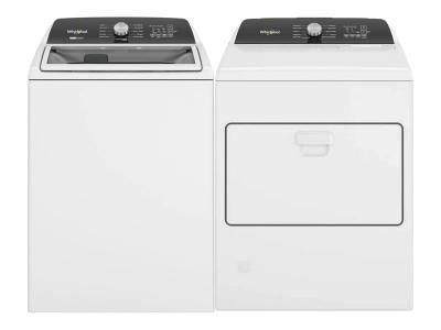 Whirlpool Top Load Washer and Top Load Gas Dryer - WTW5057LW-WGD5010LW