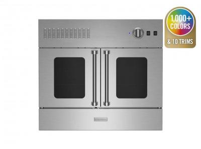 36" Blue Star Single French Door Gas Wall Oven in Natural Gas with Stainless Steel - BWO36AGSV2