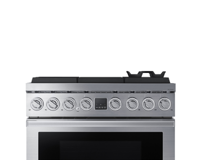 36" Dacor Transitional Gas Range in Silver Stainless Steel  - DOP36T86GLS/DA