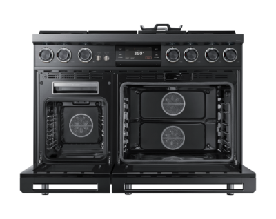 48" Dacor Contemporary 6.6 Cu. Ft. Dual-Fuel Steam Range with Integrated Griddle in Graphite Stainless - DOP48C96DLM/DA