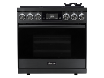 36" Dacor Contemporary 4.8 Cu. Ft. Dual-Fuel Steam Range in Graphite Stainless Steel - DOP36C86DLM/DA