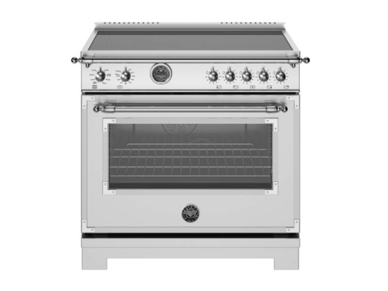 36" BERTAZZONI Heritage Series Induction Range in Stainless Steel - HER365ICFEPXT