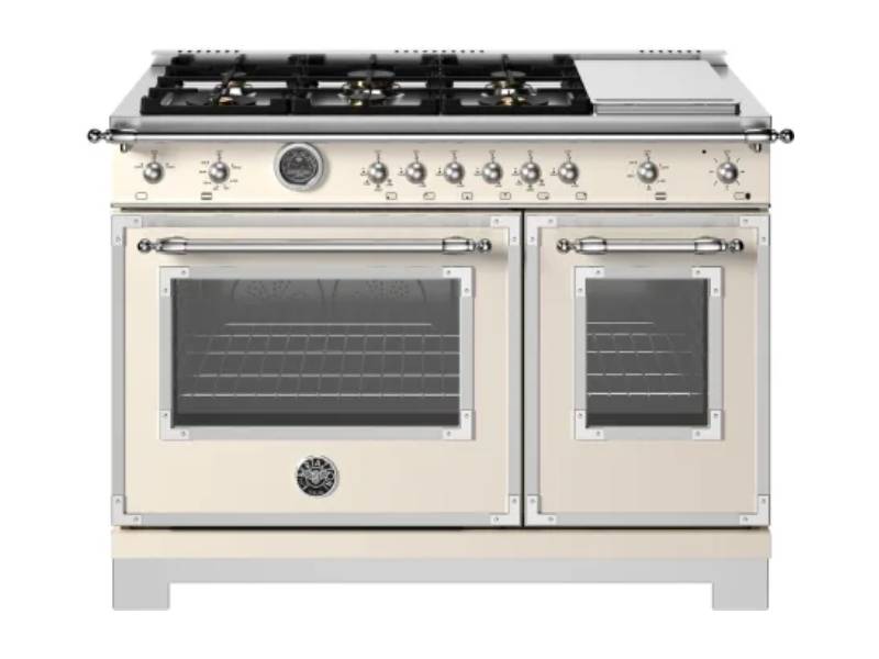 48" BERTAZZONI 7 Cu. Ft. Freestanding Gas Range with 6 Sealed Burners - HER486BTFGMAVT