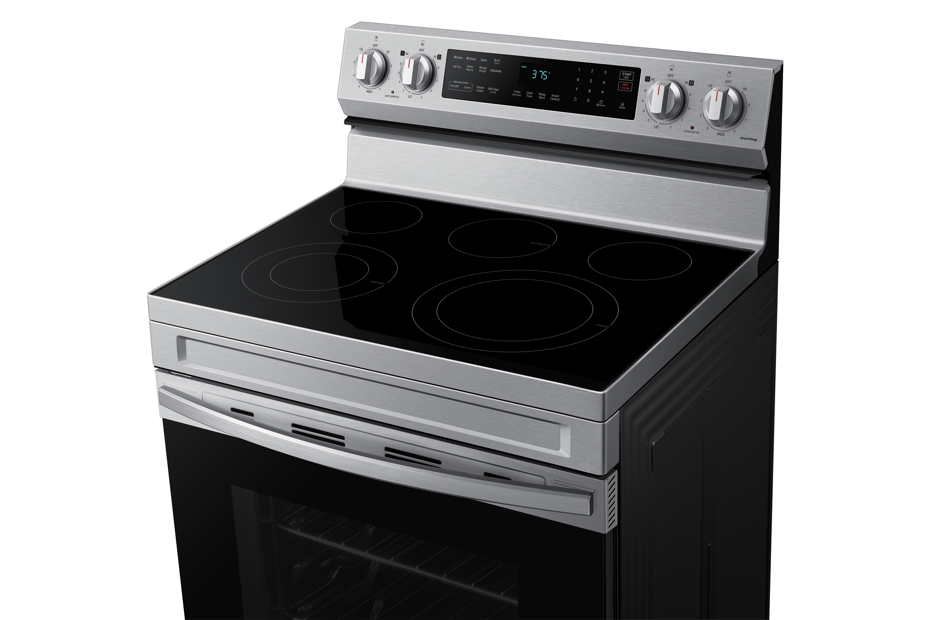 30" Samsung 6.3 Cu. Ft. Freestanding Electric Range With Air Fry And Wi-fi In Stainless Steel - NE63A6511SS