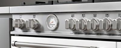 48" Bertazzoni Master Series 6 Burners Griddle Dual Fuel Range - MAS486GDFMXV