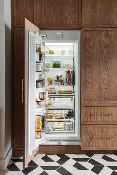 30" SubZero 15.3 Cu. Ft. Designer Right-Hinge Column Freezer with Ice Maker in Panel Ready - DEC3050FI/R