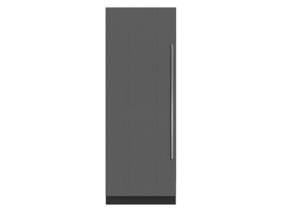 30" SubZero 15.3 Cu. Ft. Designer Left-Hinge Column Freezer with Ice Maker in Panel Ready - DEC3050FI/L