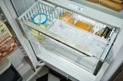 30" SubZero 15.3 Cu. Ft. Designer Left-Hinge Column Freezer with Ice Maker in Panel Ready - DEC3050FI/L