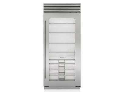 36" SubZero 22.9 Cu. Ft. Classic Refrigerator with Glass Door - CL3650RA/S/P/R