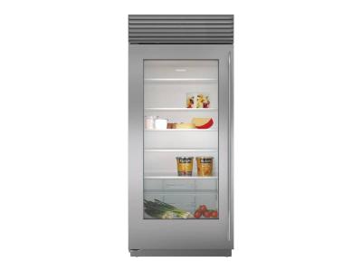 36" SubZero 22.9  Cu. Ft. Classic Refrigerator with Glass Door - CL3650RA/S/T/L
