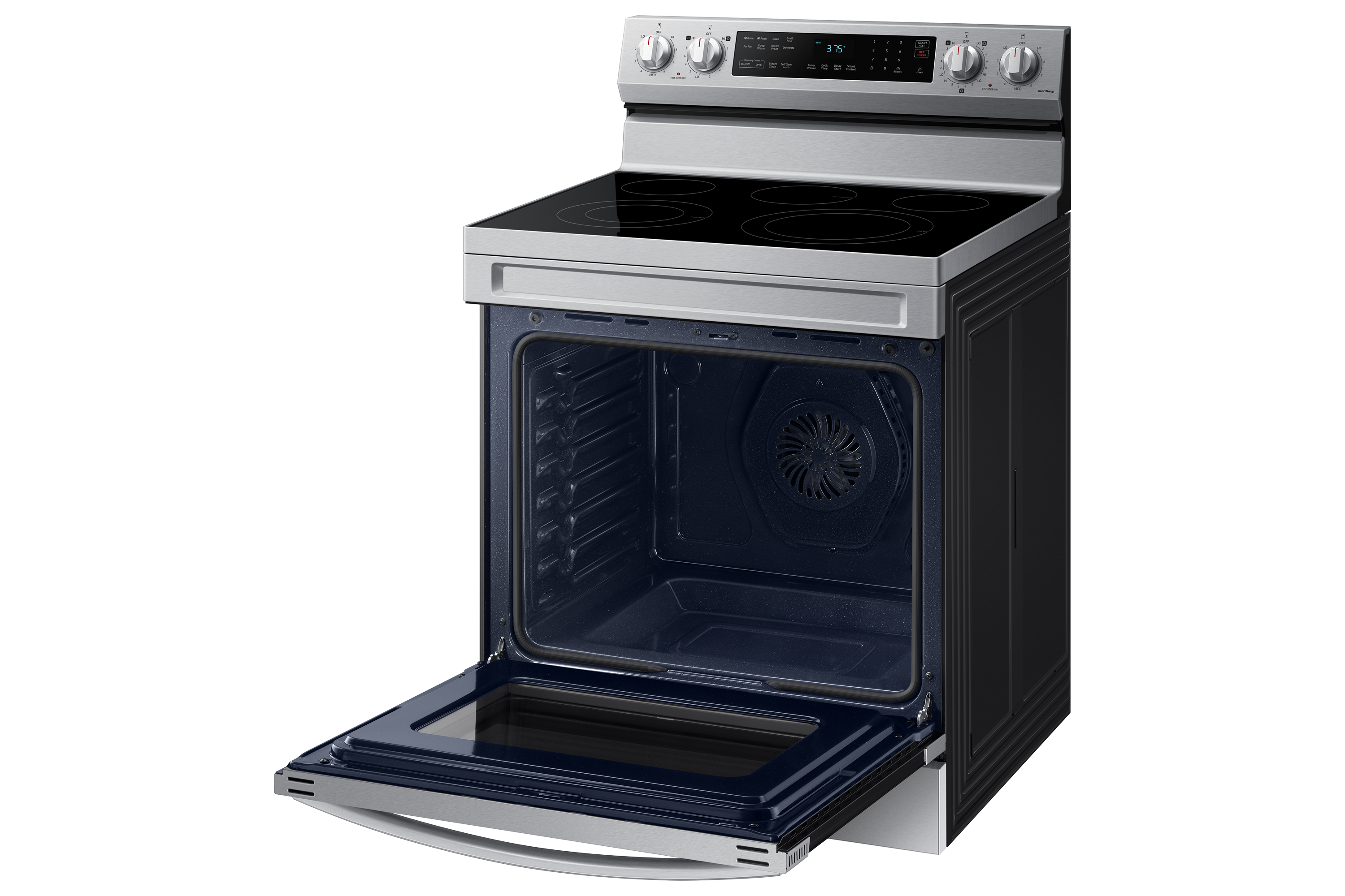 30" Samsung 6.3 Cu. Ft. Freestanding Electric Range With Air Fry And Wi-fi In Stainless Steel - NE63A6511SS