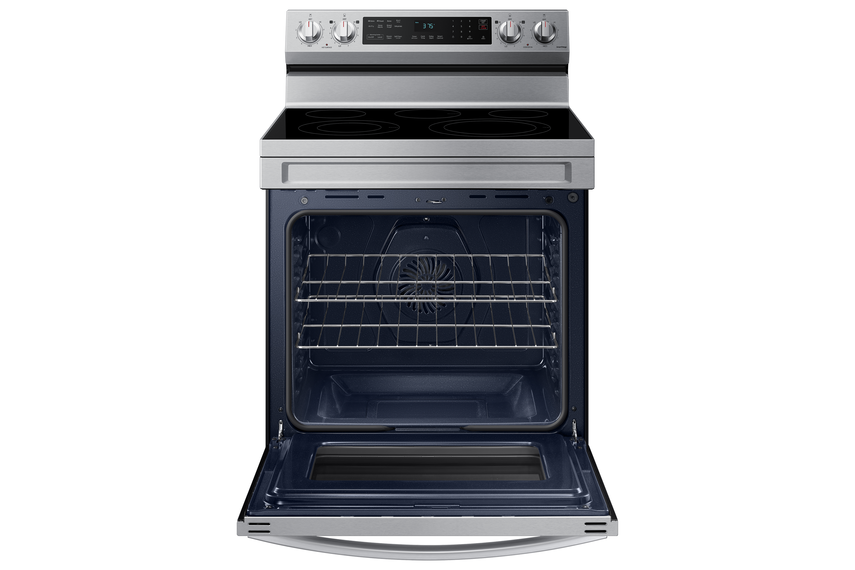 30" Samsung 6.3 Cu. Ft. Freestanding Electric Range With Air Fry And Wi-fi In Stainless Steel - NE63A6511SS