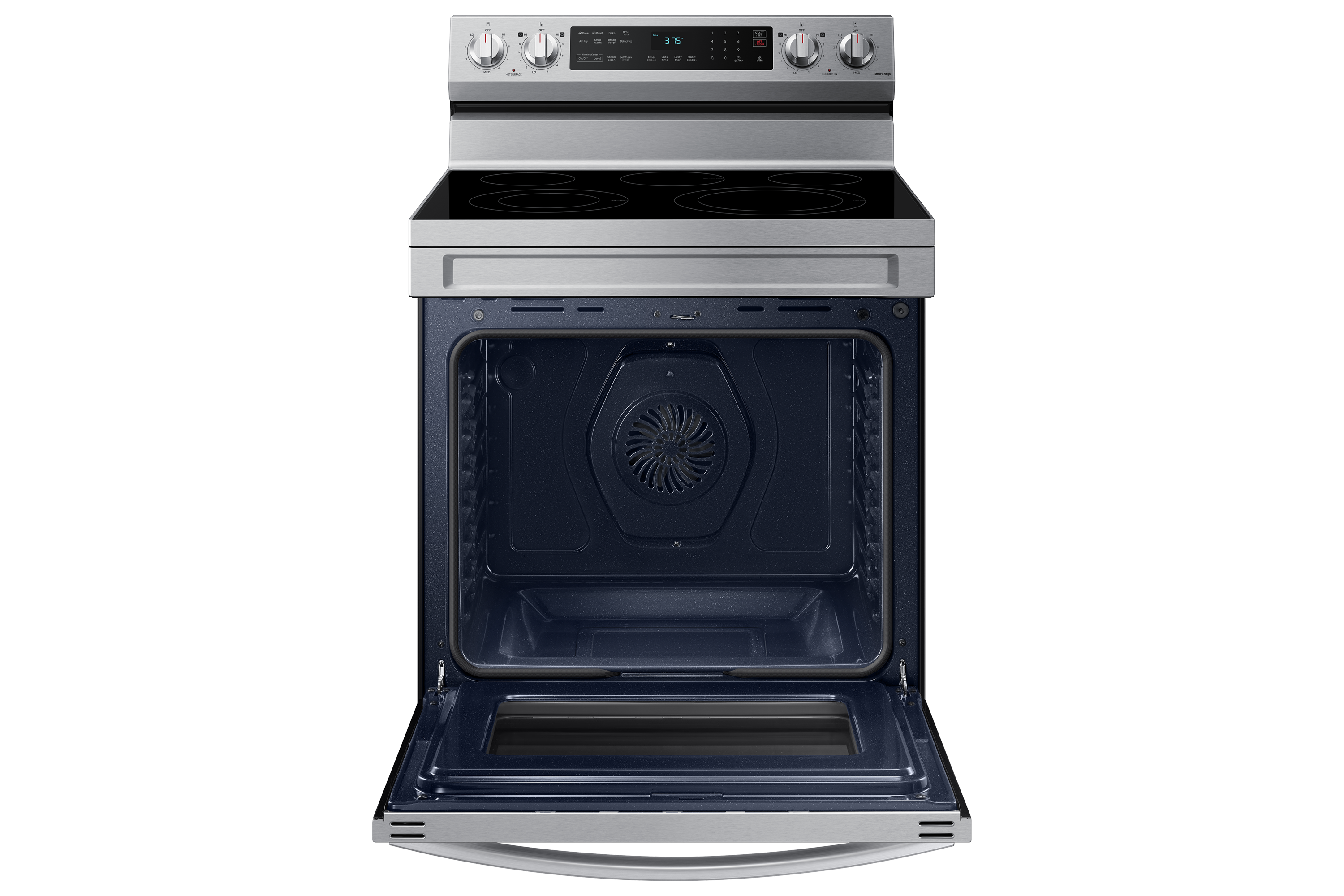 30" Samsung 6.3 Cu. Ft. Freestanding Electric Range With Air Fry And Wi-fi In Stainless Steel - NE63A6511SS