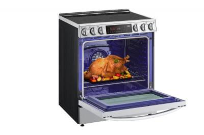 30"  LG 6.3 cu ft. Capacity Smart Wi-Fi Enabled ProBake Convection Electric Slide-in Range - LSEL6335F