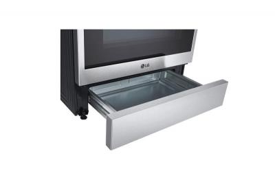 30"  LG 6.3 cu ft. Capacity Smart Wi-Fi Enabled ProBake Convection Electric Slide-in Range - LSEL6335F