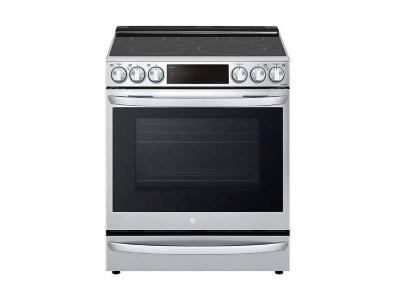 30" LG 6.3 cu ft. Capacity Smart Wi-Fi Enabled ProBake Convection Electric Slide-in Range - LSEL6337F