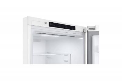 24" LG 12 cu. ft. Counter Depth Bottom Freezer Refrigerator with Door Cooling  - LBNC12231W