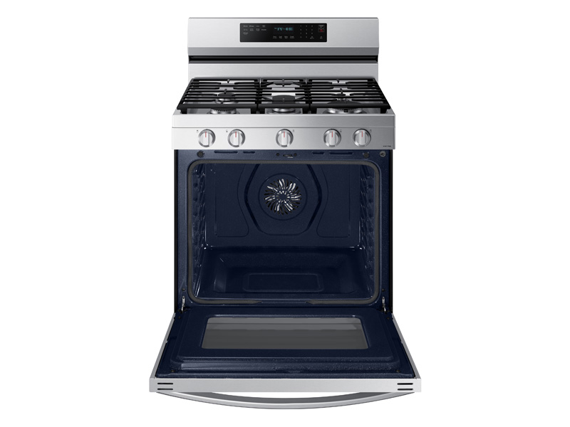 30" Samsung 6.0 Cu. Ft. Freestanding Gas True Convection Range With Wi-Fi And Air Fry - NX60A6711SS
