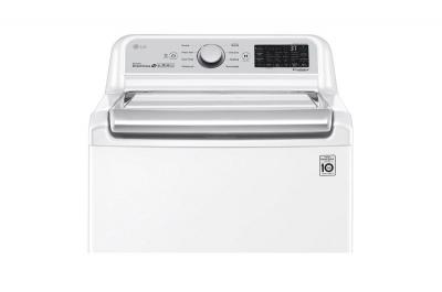 27" LG 5.6 Cu. Ft. Capacity Smart Wi-fi Enabled Top Load Washer - WT7305CW