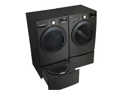 27in Steam Laundry Pair with GAS Dryer and Pedestals