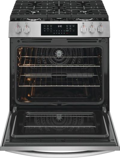 30" Frigidaire Gallery 6 Cu. Ft. Front Control Gas Range - GCFG3059BF