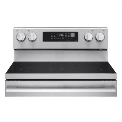 30" LG 6.3 Cu. Ft. Smart Wi-Fi Enabled ProBake Convection Electric Range with Air Fry & EasyClean - LREN6323YE