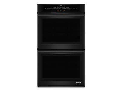 30" Jenn-Air Black Floating Glass Double Wall Oven with Vertical Dual-Fan Convection System - JJW3830DB