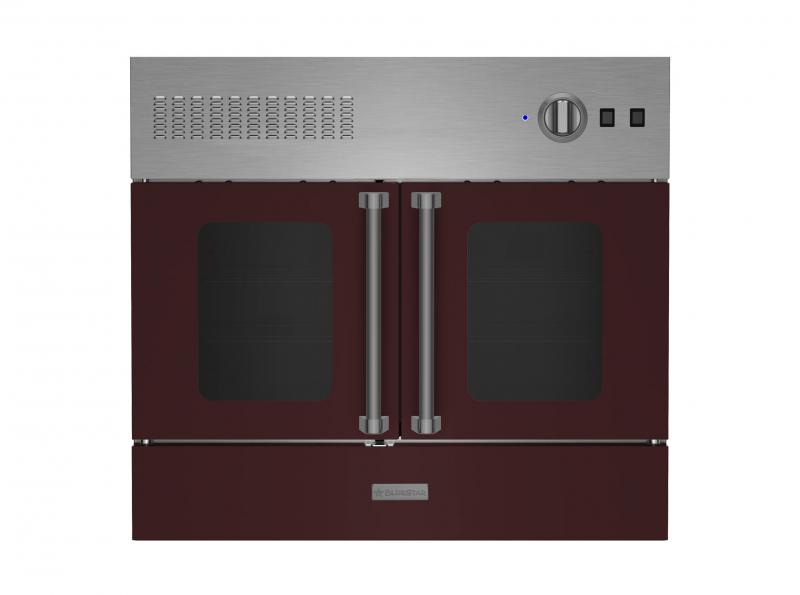 36" Blue Star Single French Door Gas Wall Oven in Natural Gas with Stainless Steel - BWO36AGSV2