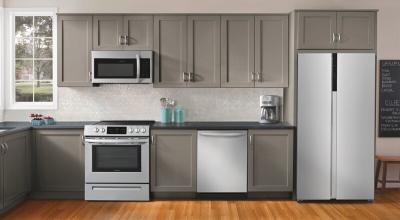 36" Frigidaire 21.4 Cu. Ft. Counter-Depth Side-by-Side Refrigerator - FRSG2115AV