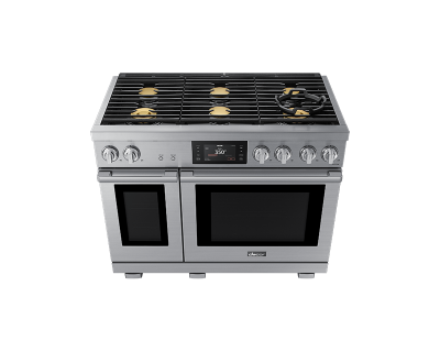 48" Dacor 5.9 Cu. Ft. Transitional Style Gas Range in Silver Stainless (New-In-Box)
