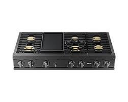 48" Dacor Transitional Natural Gas Rangetop With Griddle in Graphite Stainless - DTT48T963GM/DA
