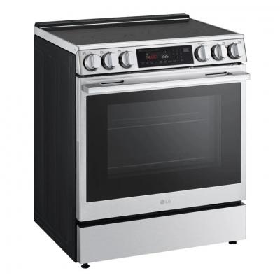 30" LG 6.3 Cu. Ft. Smart Electric Slide-in Range with InstaView ProBake Convection and Air Fry - LSEL6335XE
