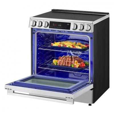 30" LG 6.3 Cu. Ft. Smart Electric Slide-in Range with InstaView ProBake Convection and Air Fry - LSEL6335XE