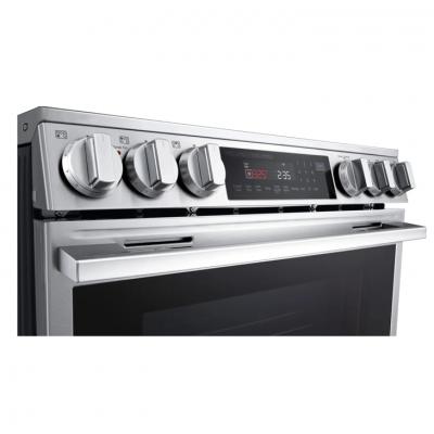 30" LG 6.3 Cu. Ft. Smart Electric Slide-in Range with InstaView ProBake Convection and Air Fry - LSEL6335XE