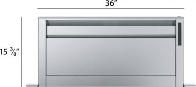 37" Bosch 800 Series Downdraft Ventilation Stainless Steel - HDD86052UC